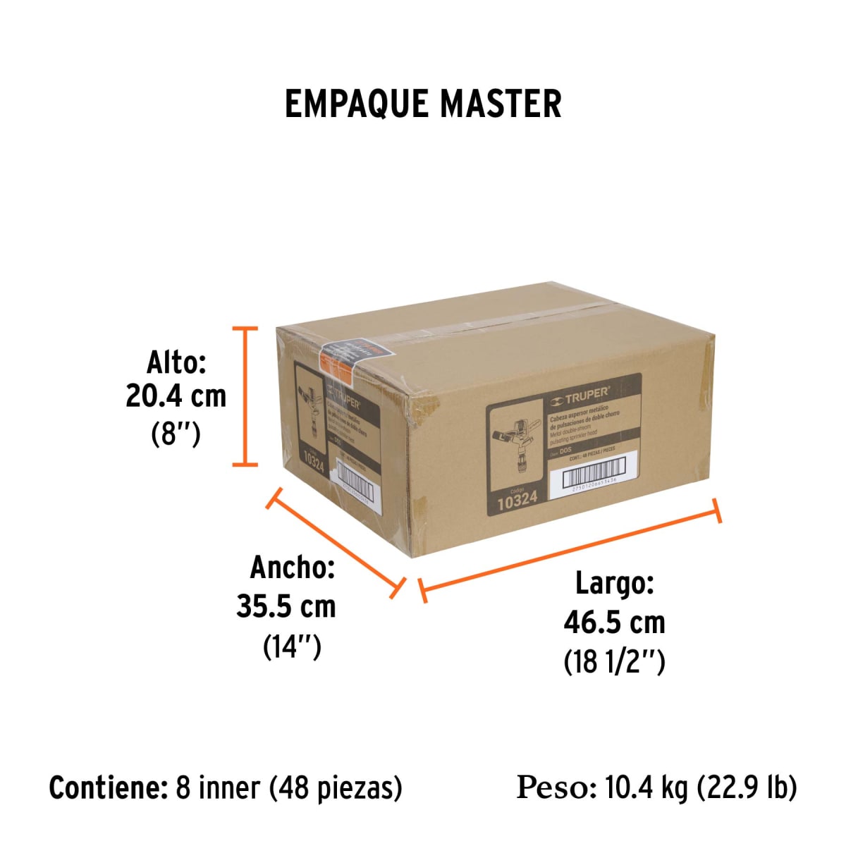 Aspersor Metálico S/Estaca 11