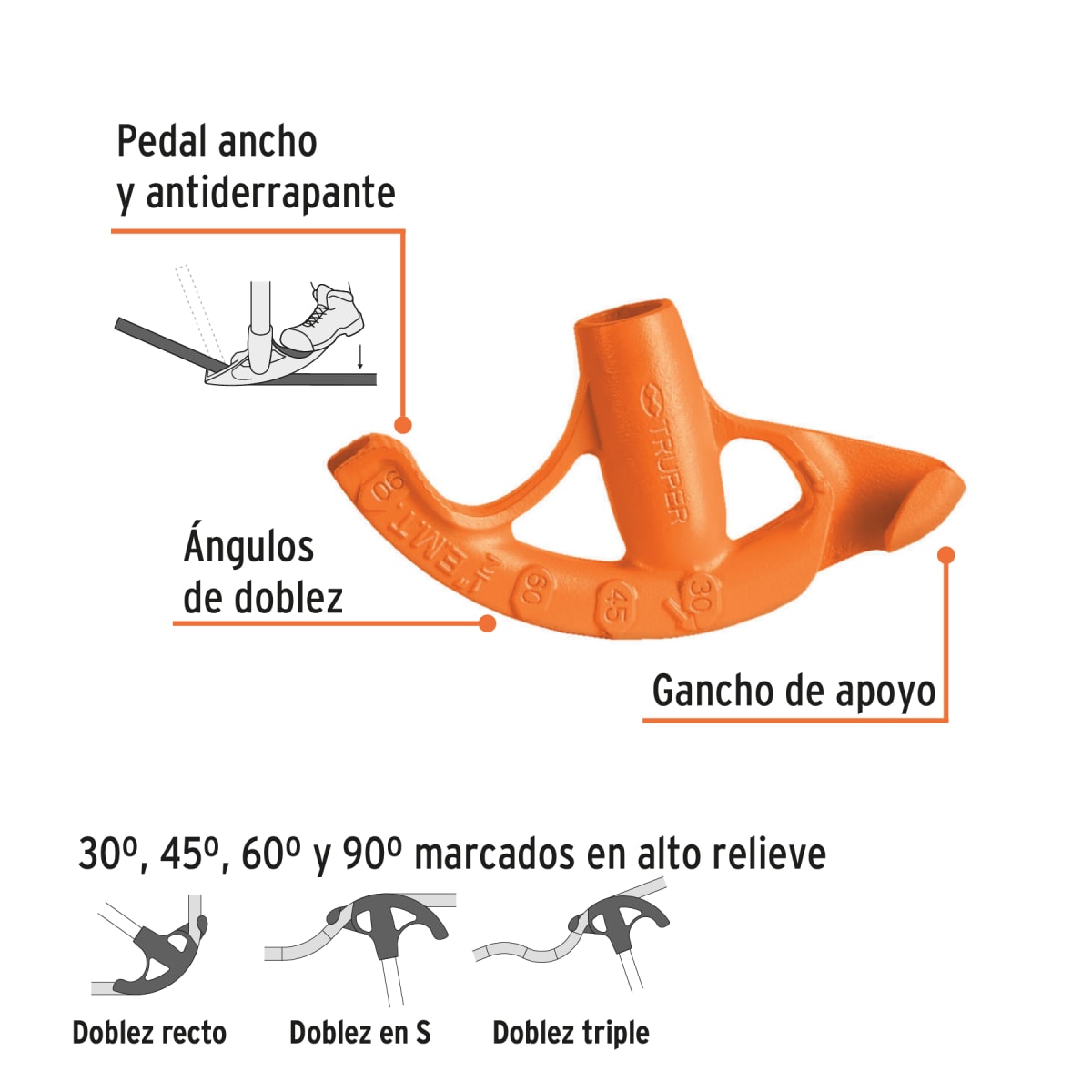Doblador De Tubos Conduit 1/2