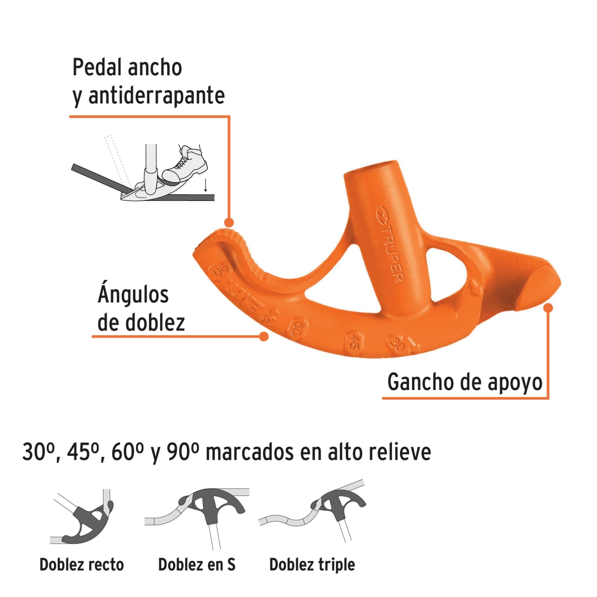 Doblador De Tubos Conduit 3/4