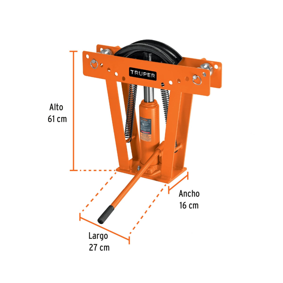 Dobladora De Tubos hidráulica 12 Ton Truper 128832