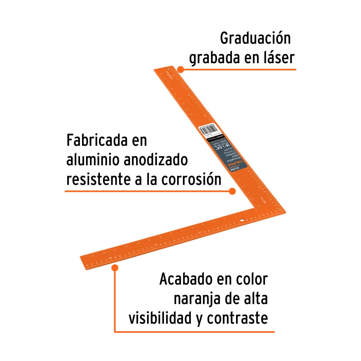 Escuadra Tipo L 16