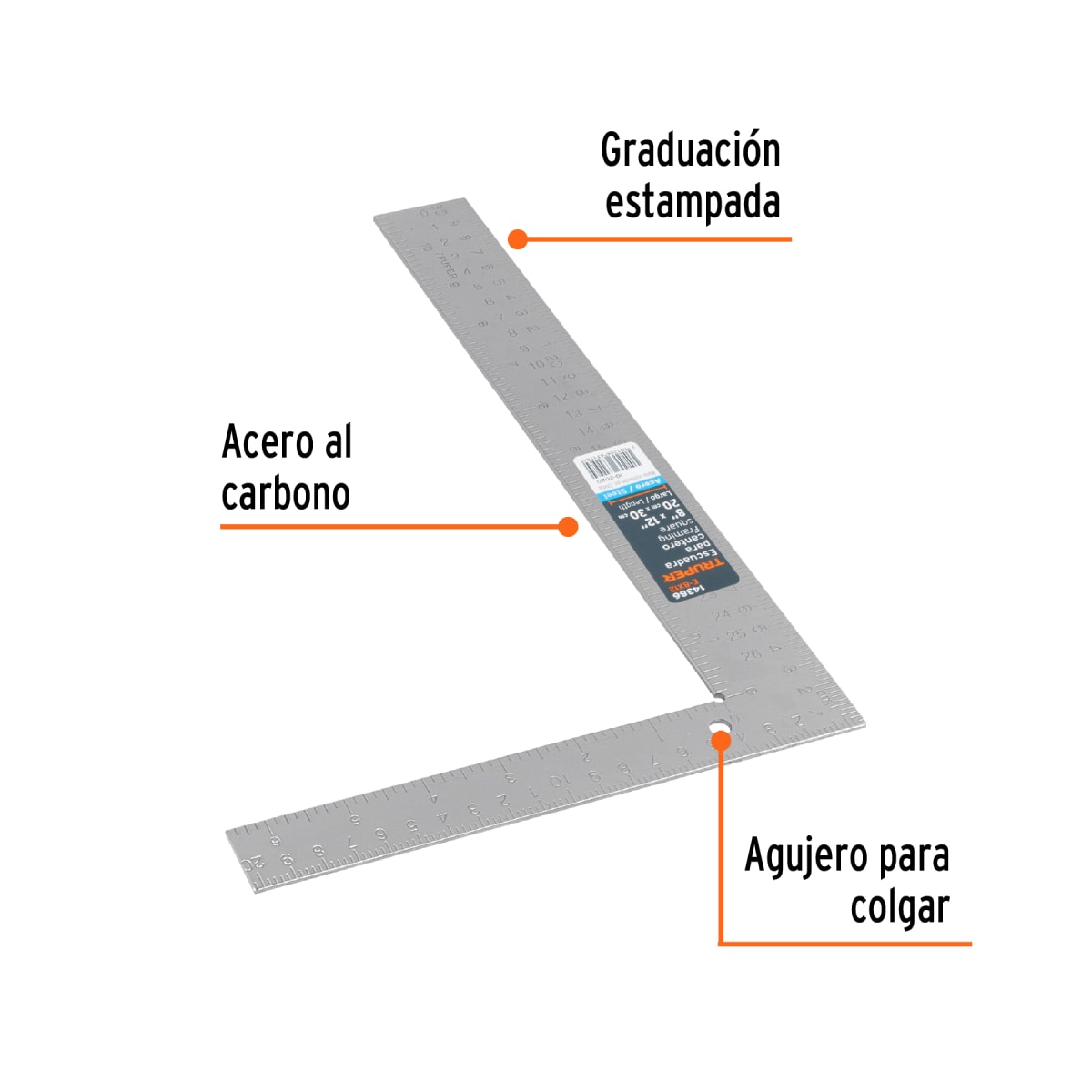 Escuadra Tipo L 8