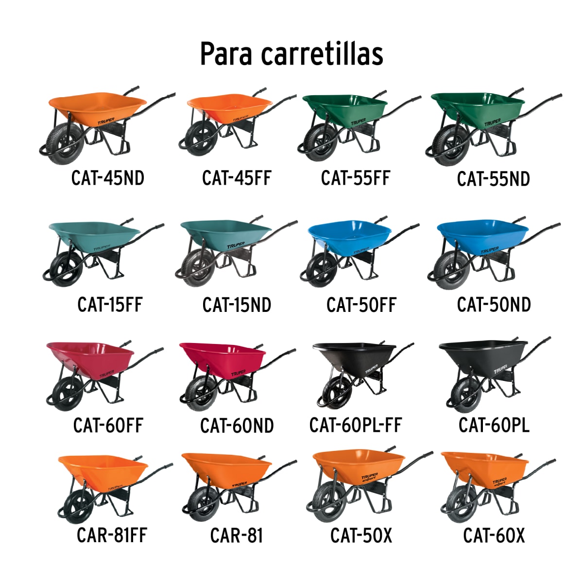 Eje Corto Para Carretillas 1 Llanta EXPERT, TRUPER y PRETUL 118702