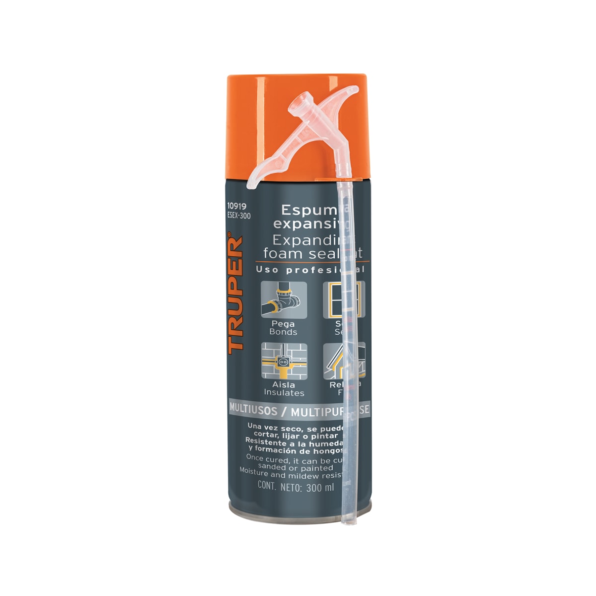 Espuma Expansiva Poliuretano 300 Ml 10919 Truper 0