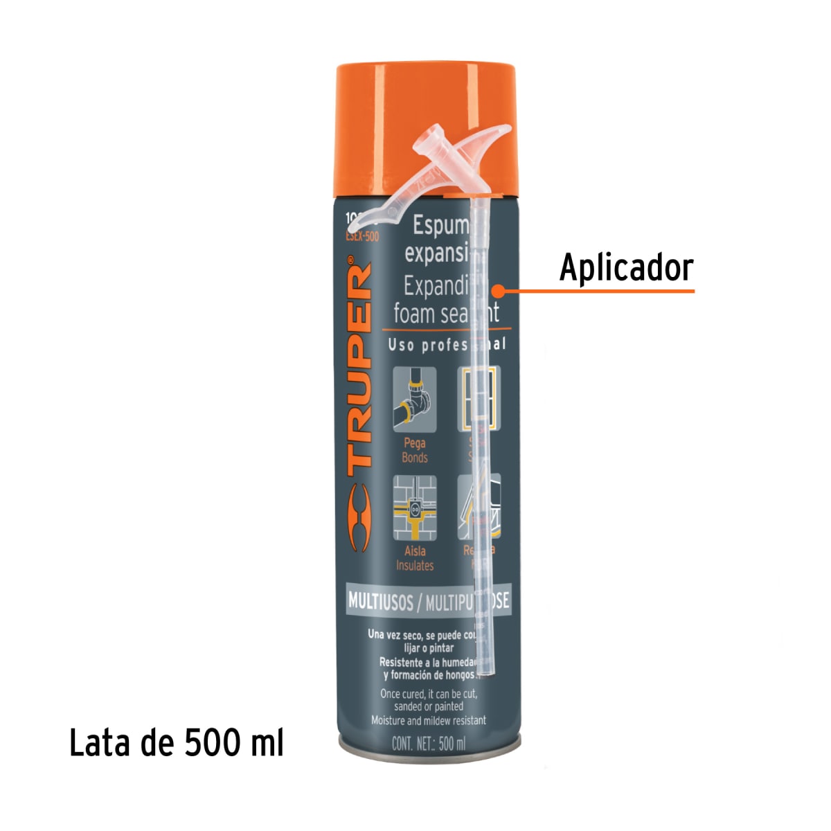 Espuma Expansiva Poliuretano 500 Ml Truper 109202