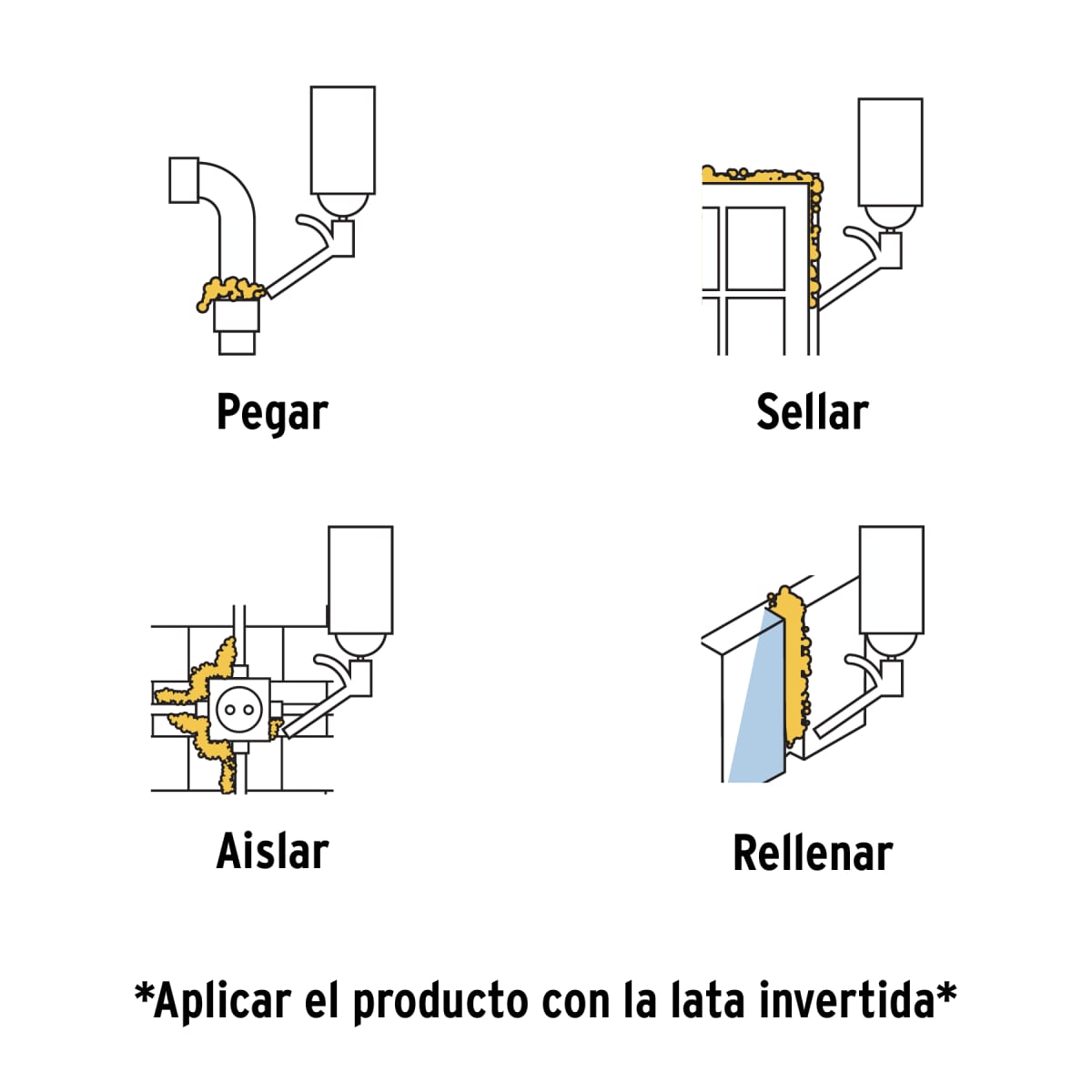 Espuma Expansiva Poliuretano 750 Ml 15305 Truper2
