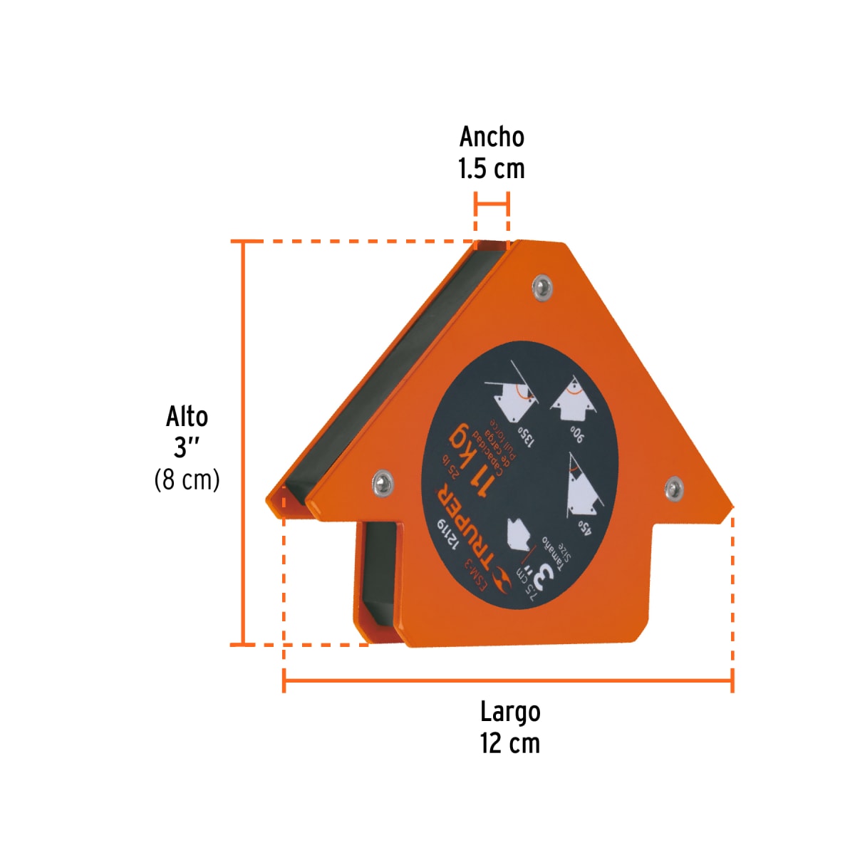 Escuadra Magnética 3