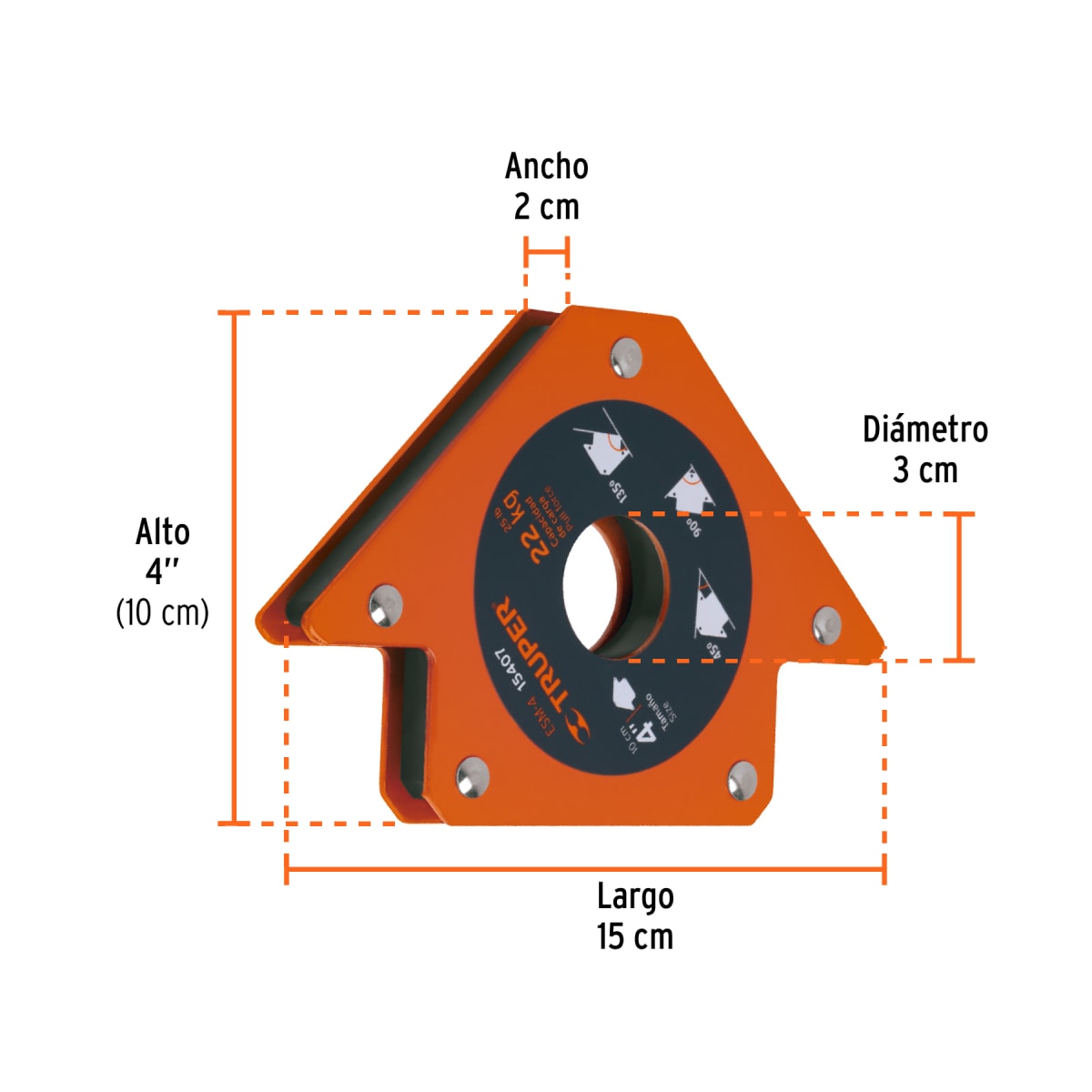 Escuadra Magnética 4