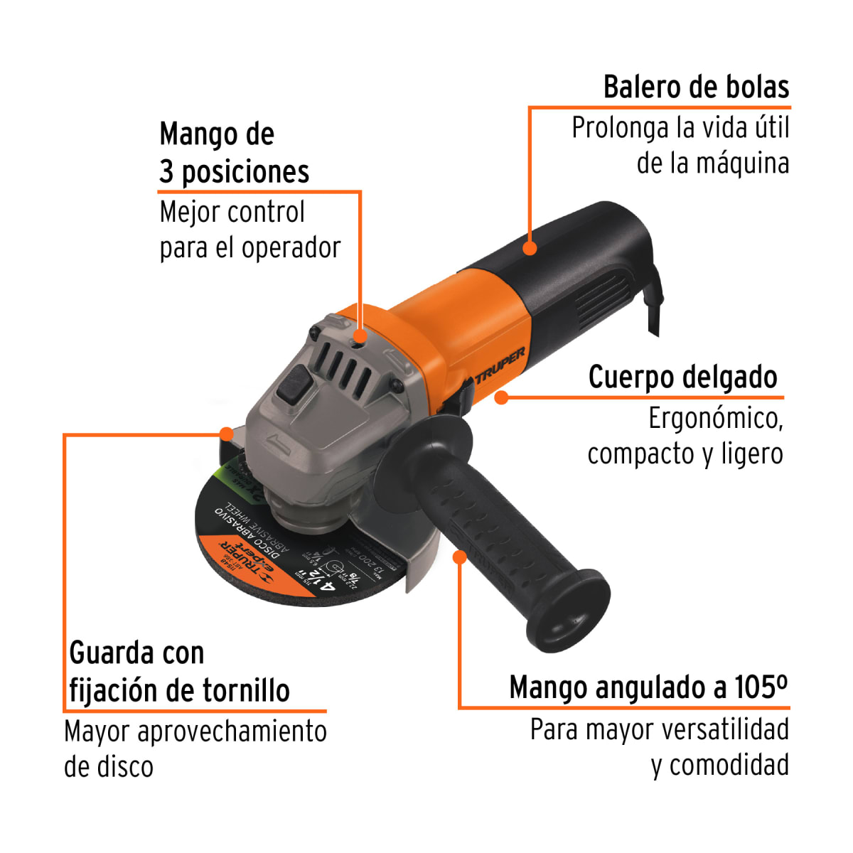 Amoladora Angular 4 1/2