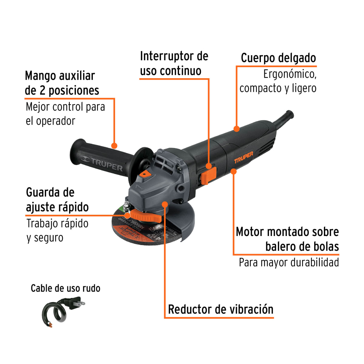 Esmeriladora Angular 4-1/2