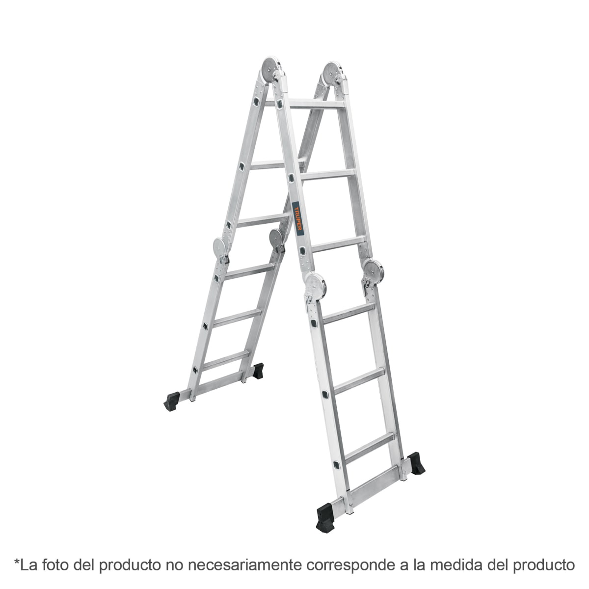 Escalera Multiposición 8 Escalones 200 Kg Tipo I 101905 Truper 0