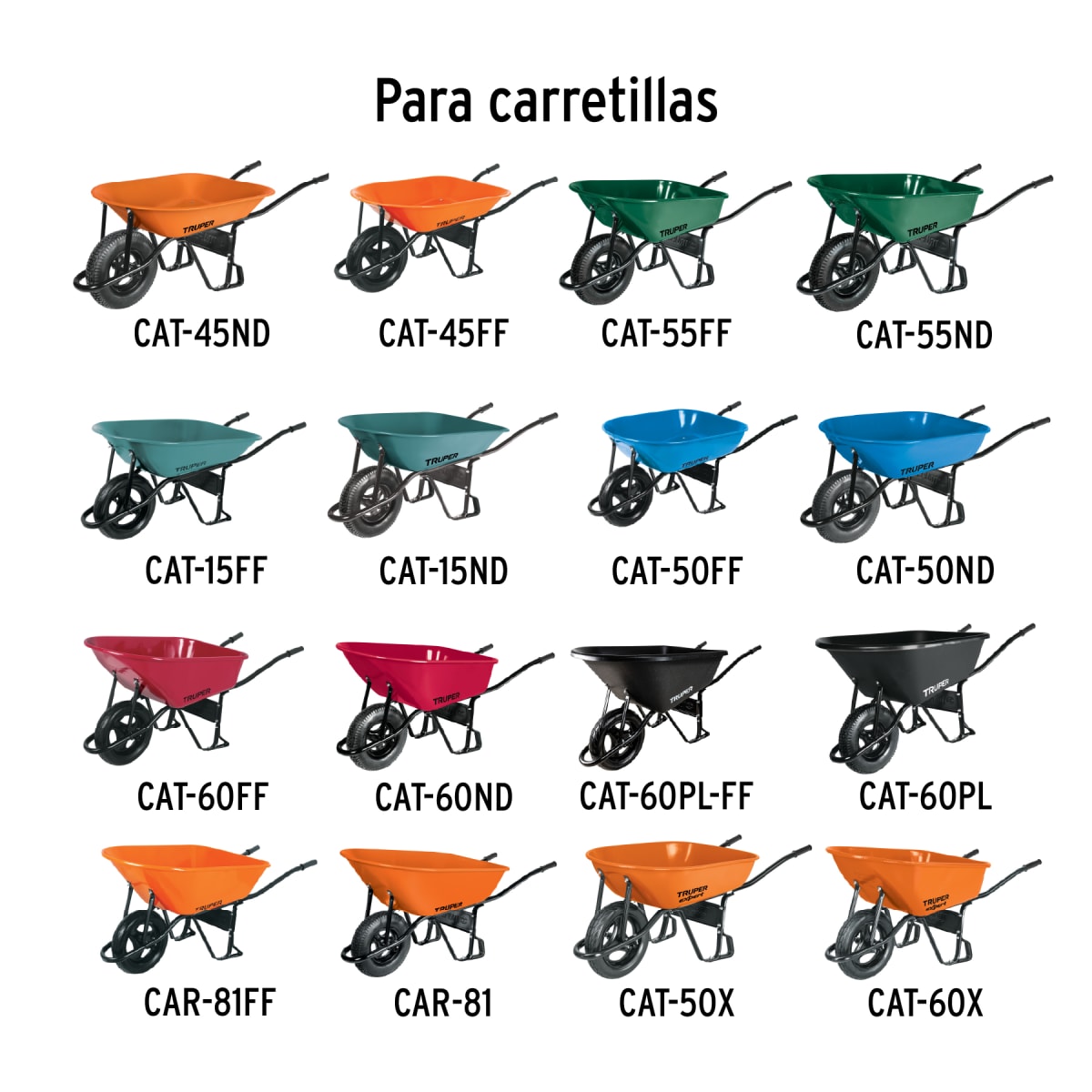 Par De Estabilizadores Calibre 15 P/Carretillas TRUPER Y EXPERT 1001532