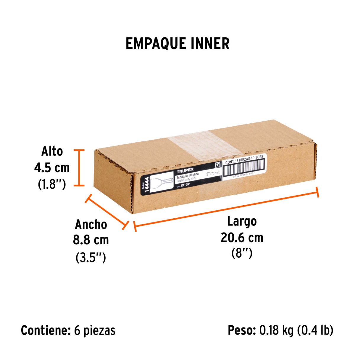 Espátula Plástica 3