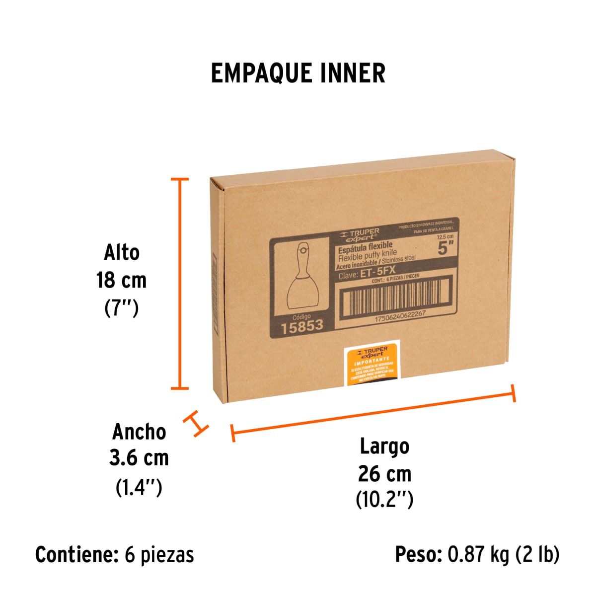 Espátula Flexible 5