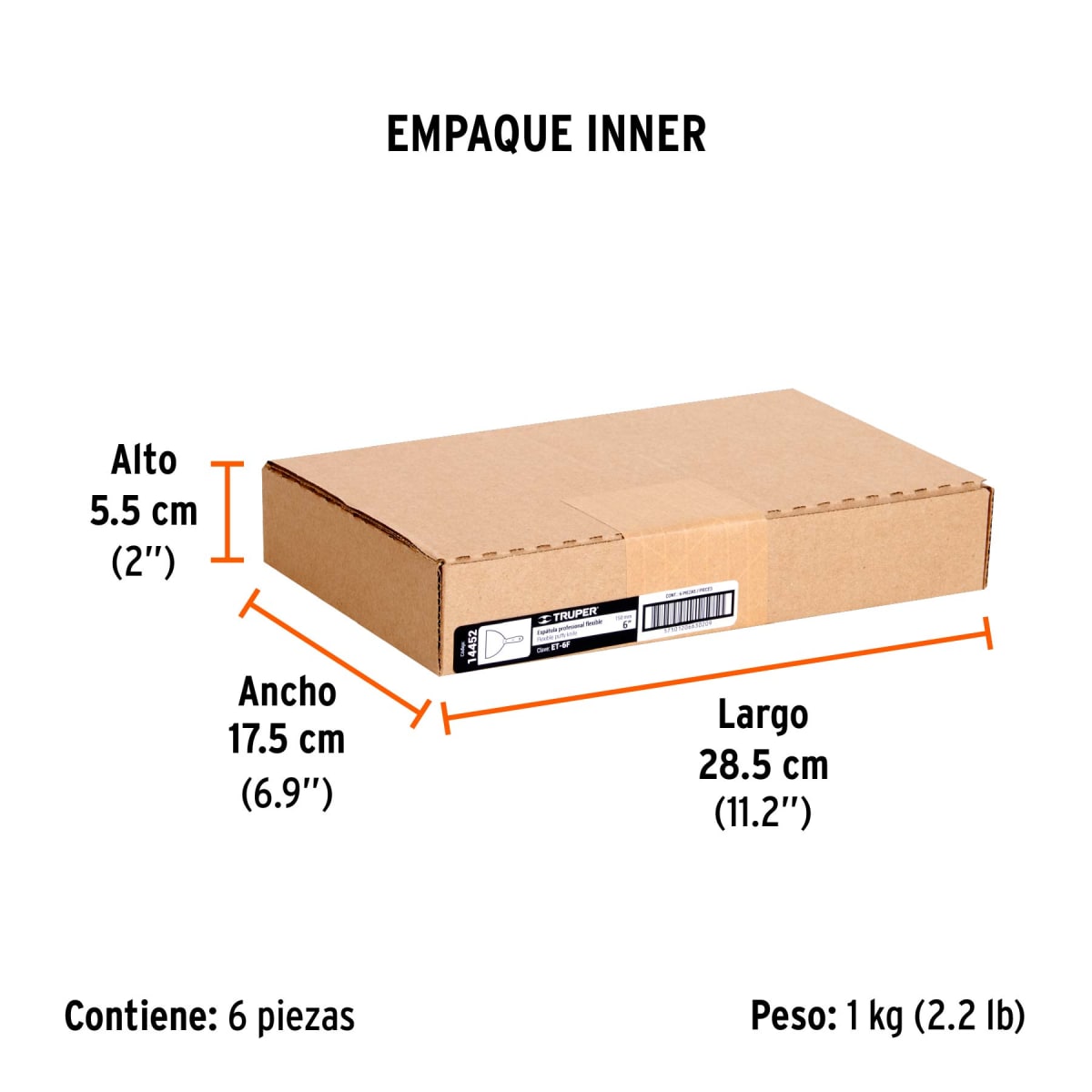 Espátula Flexible 6