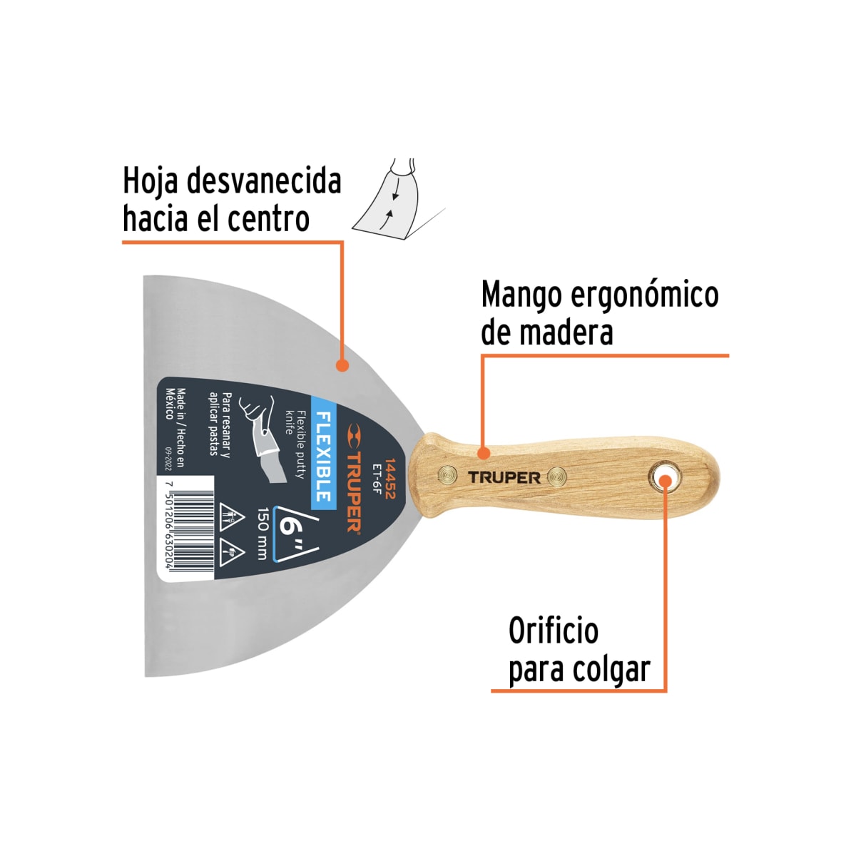 Espátula Flexible 6