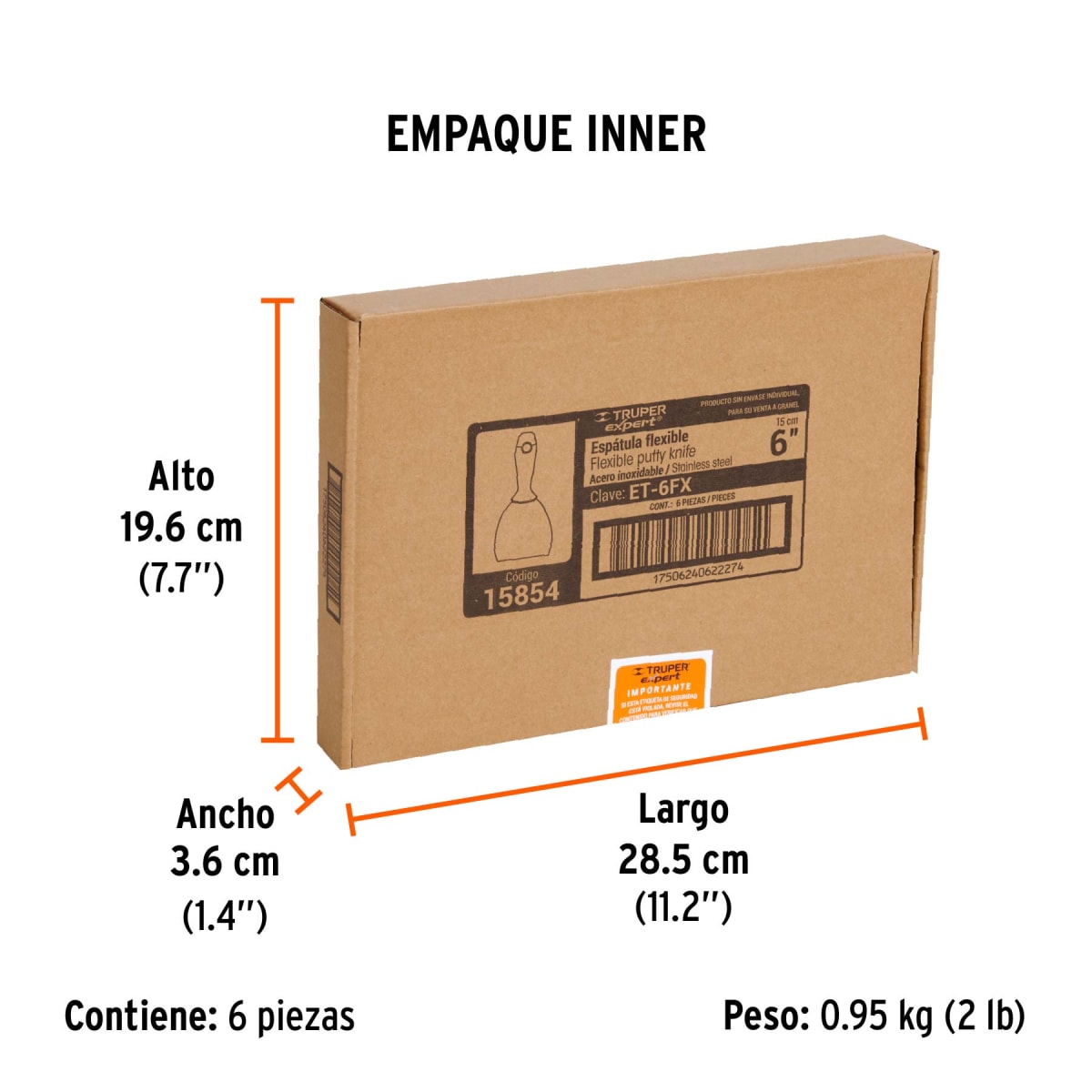 Espátula Flexible 6