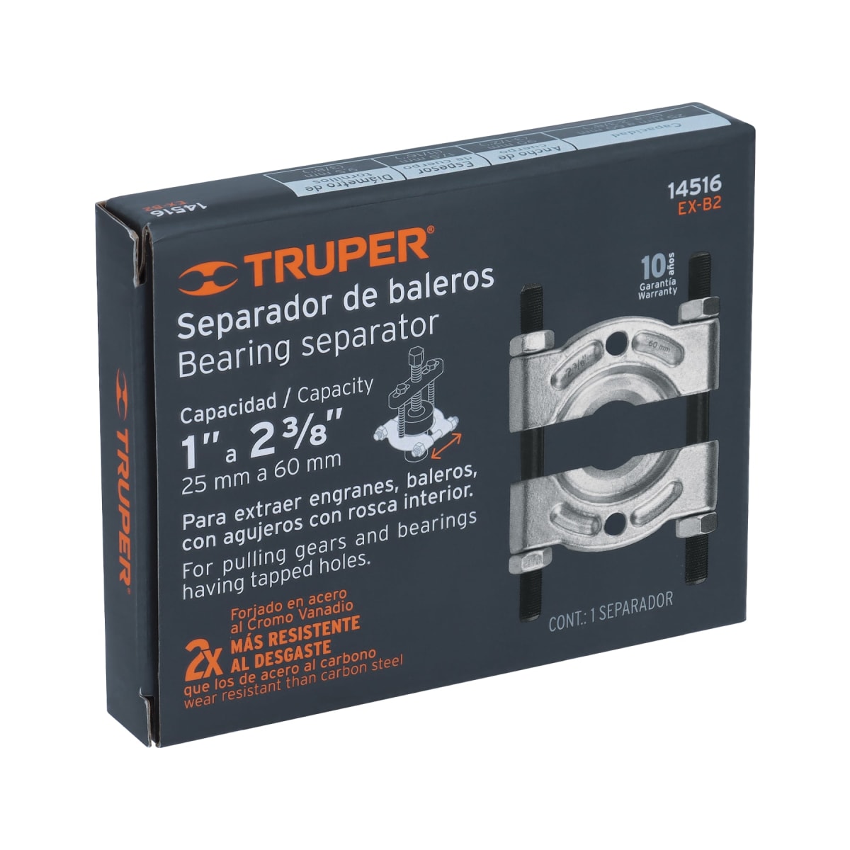 Extractor Separador De Rodajes 25-62 mm Truper 145167