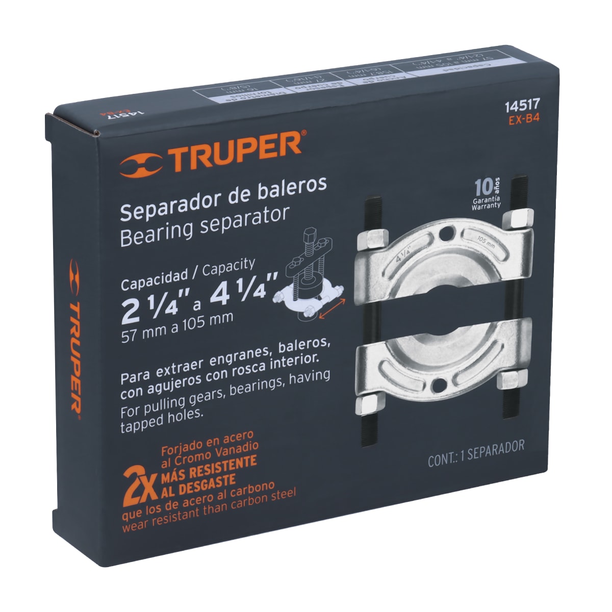 Extractor Separador De Rodajes 57-108 mm Truper 145177