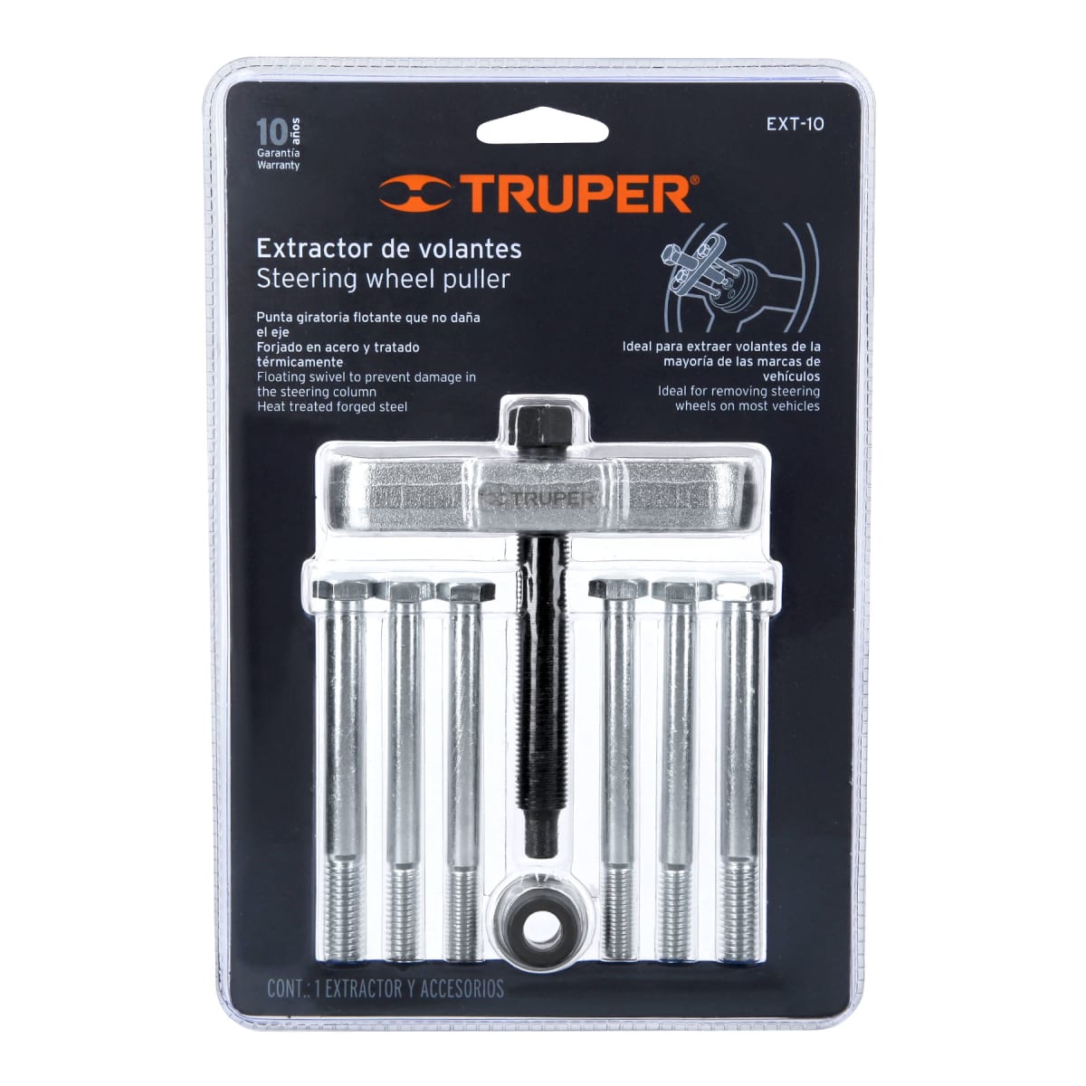 Juego De Extractores De Volantes 10 Piezas Truper 145087