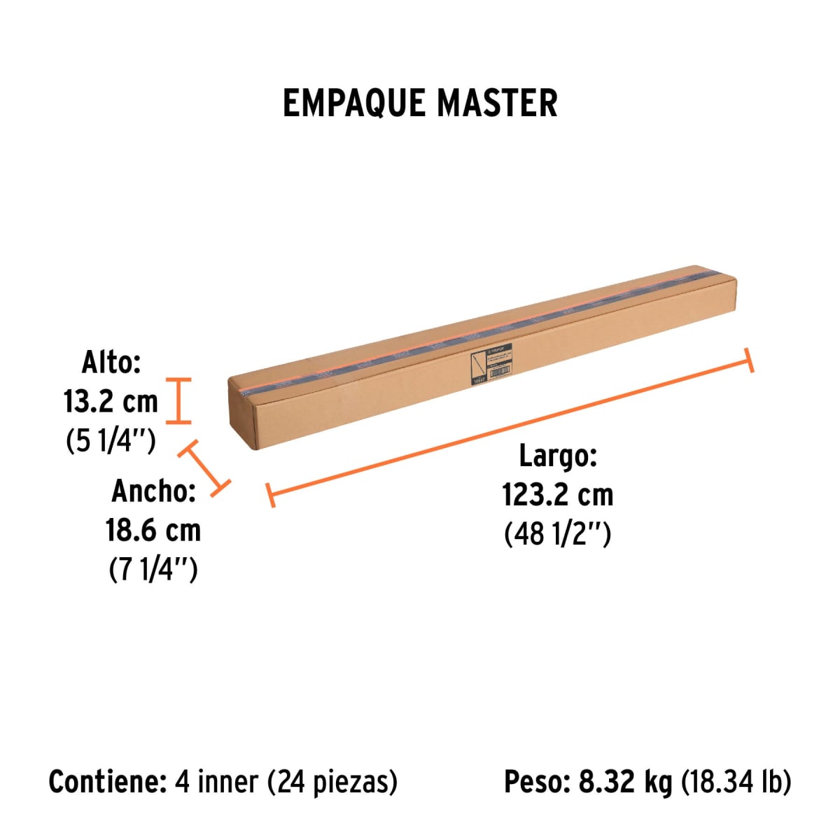 Extensión Telescopica De Acero Para Rodillo 1.2 M 10547 Truper4