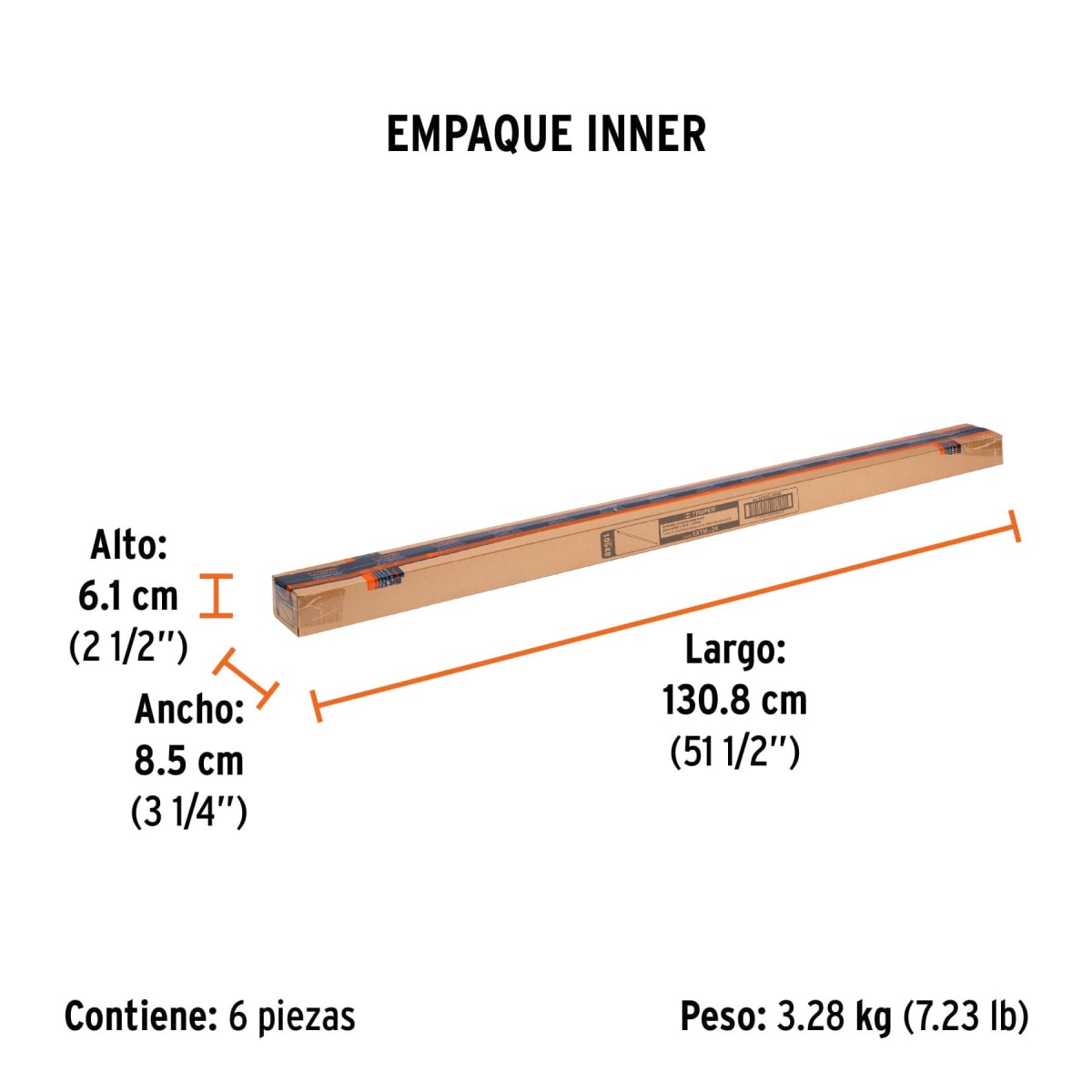 Extensión Telescopica De Acero Para Rodillo 2.4 M 10548 Truper2