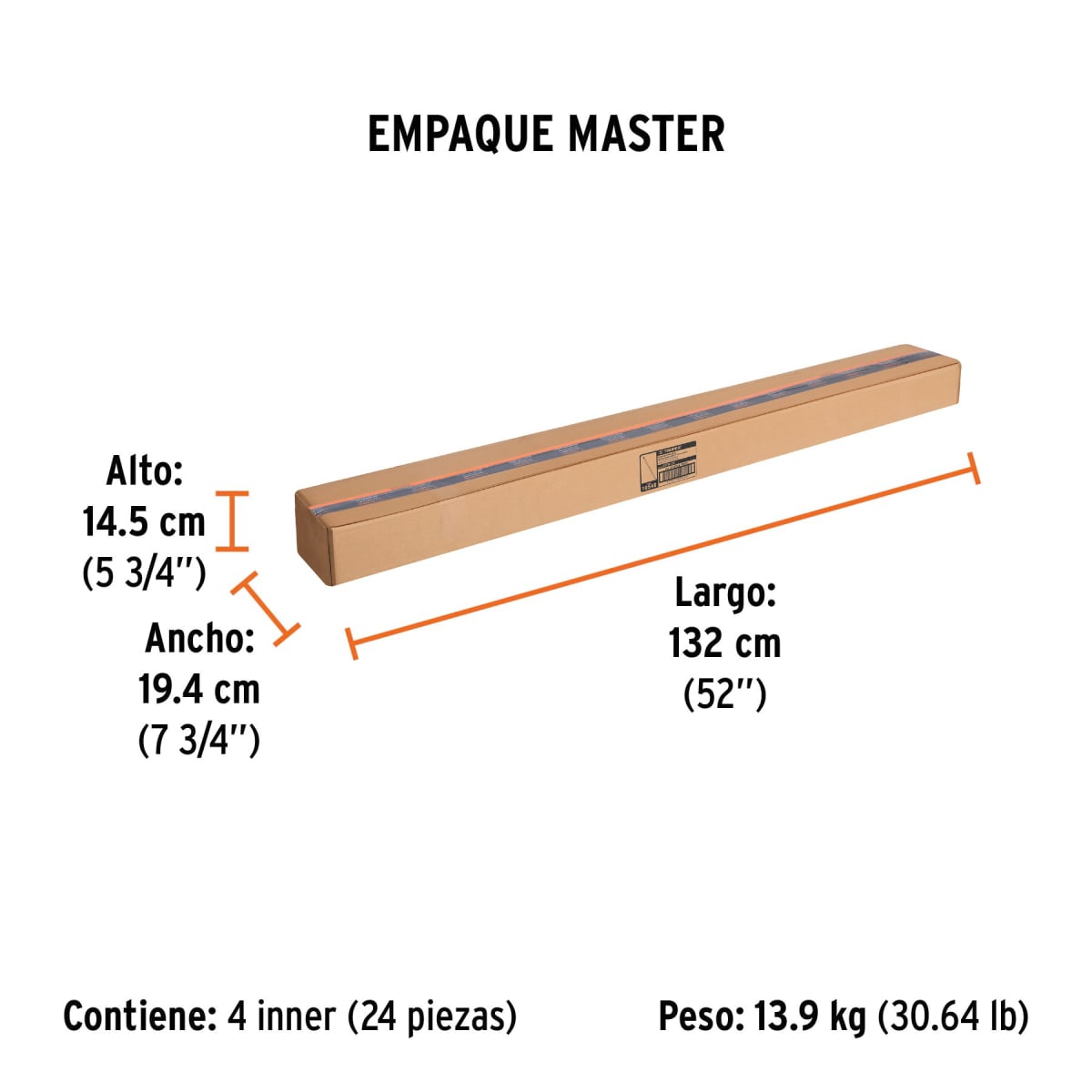 Extensión Telescopica De Acero Para Rodillo 2.4 M 10548 Truper3