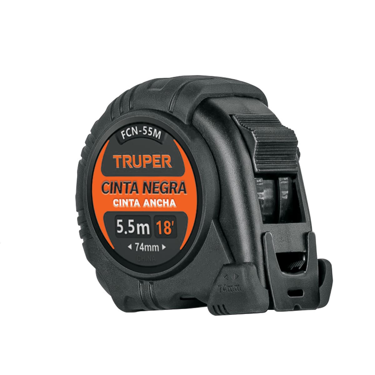 Wincha Métrica 5.5 Mts Cinta Negra 1