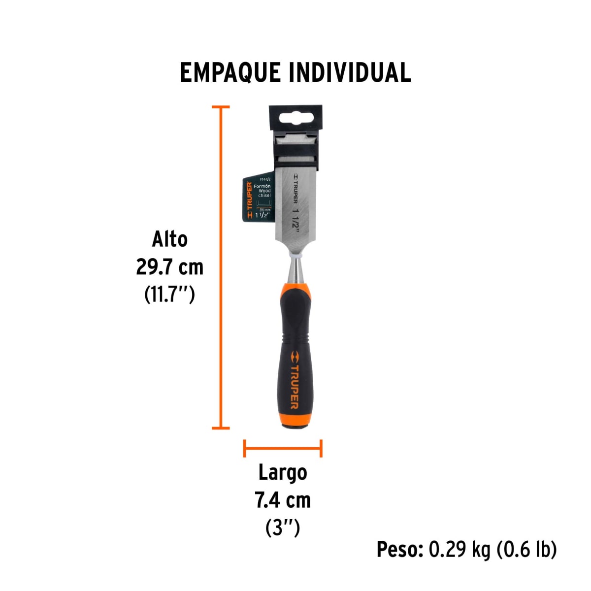 Formón Con Mango Comfort Grip 1-1/4