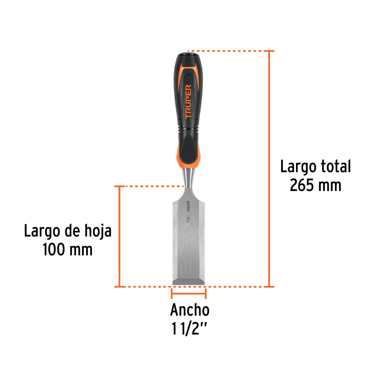 Formón Con Mango Comfort Grip 1-1/2