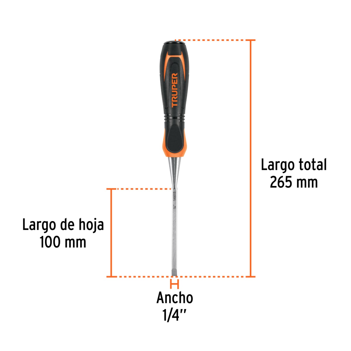 Formón Con Mango Comfort Grip 1/4
