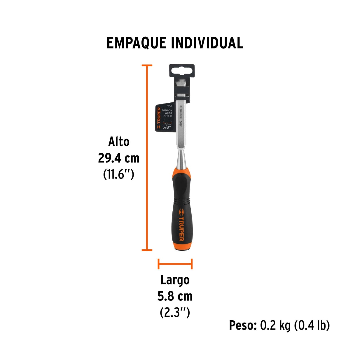 Formón Con Mango Comfort Grip 5/8