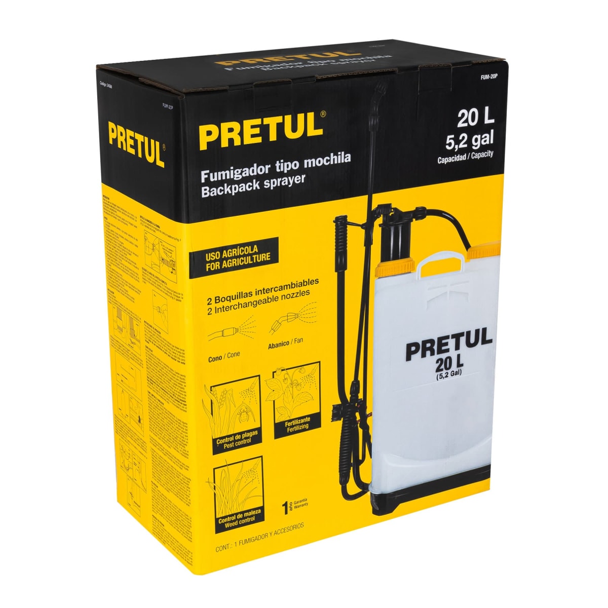 % Mochila Fumigadora De 20 Lts Pretul 245884