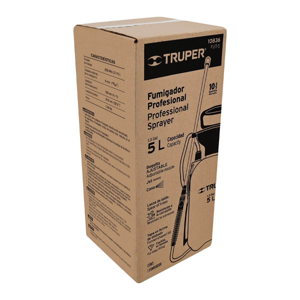 Fumigador Para Jardinero 5 L Truper 108363
