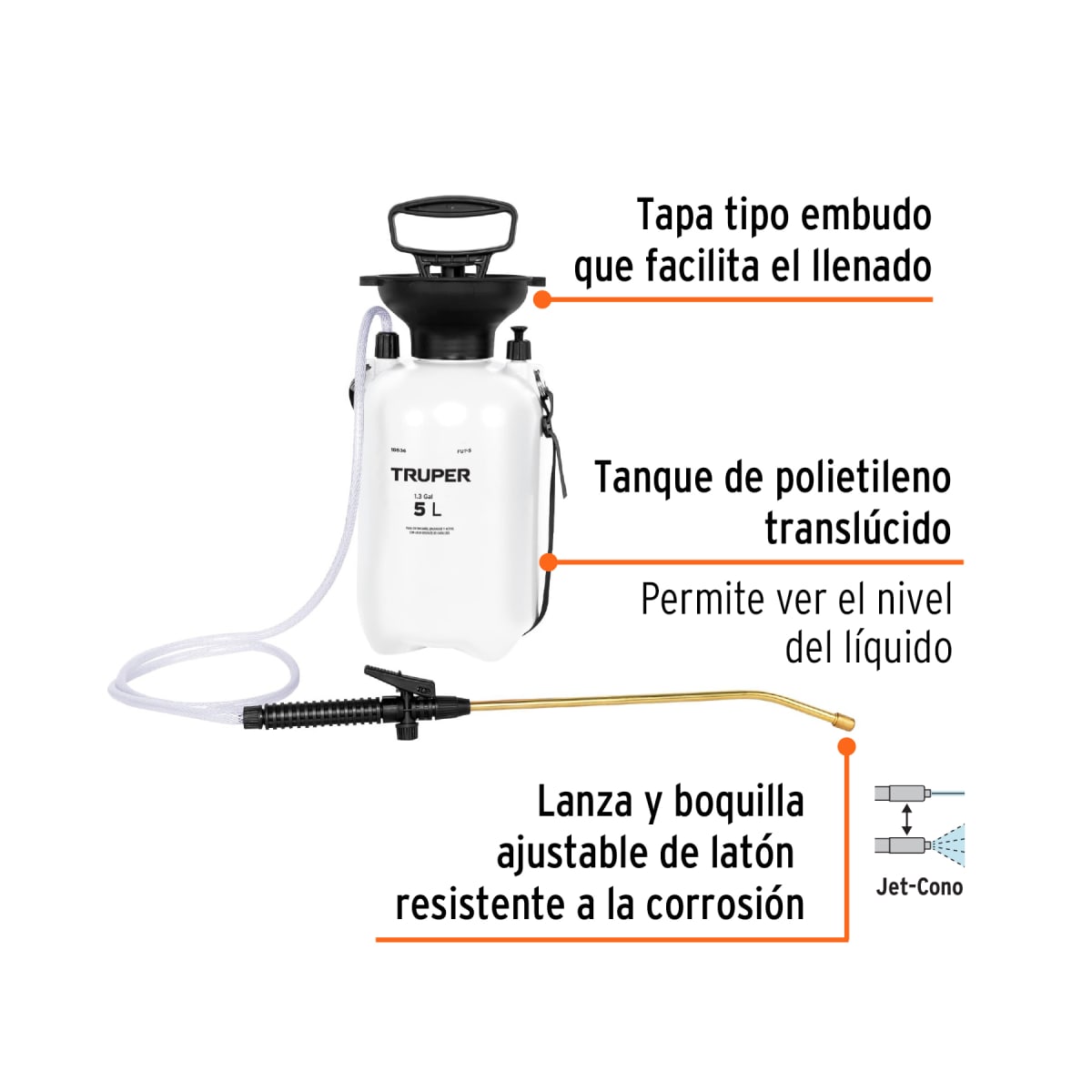 Fumigador Para Jardinero 5 L Truper 108362