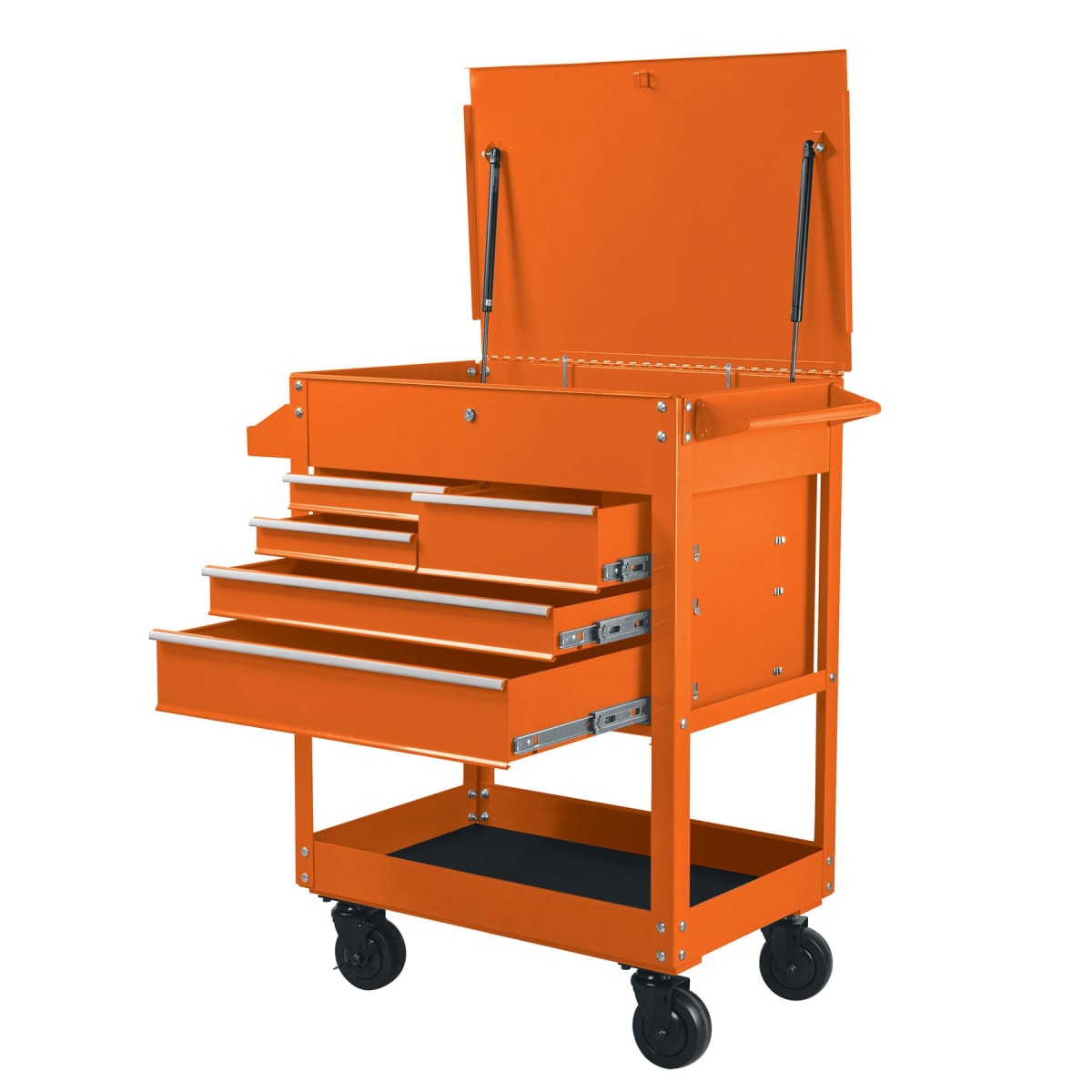 Gabinete Metálico Móvil Con 5 Cajones Capacidad 320 Kg Truper 1017332