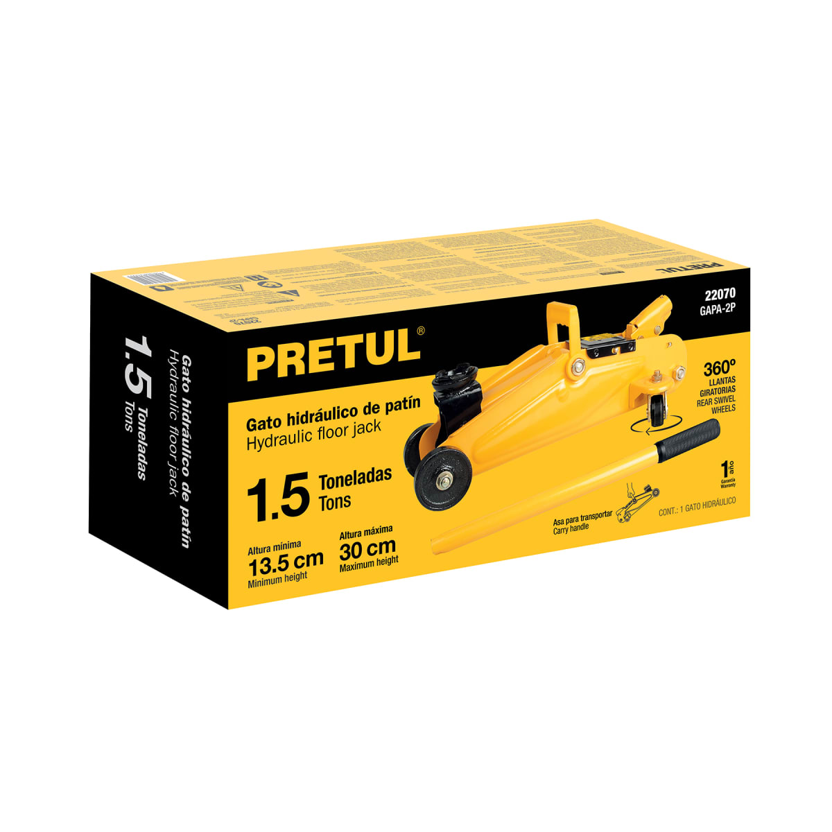 Gata Tipo Lagarto 1.5 Toneladas De 32 Movimientos4