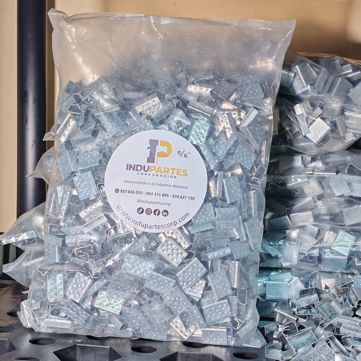 Grapas Tipo Piña Para Zuncho 5/8 Pulg Bolsa/1000 Und2