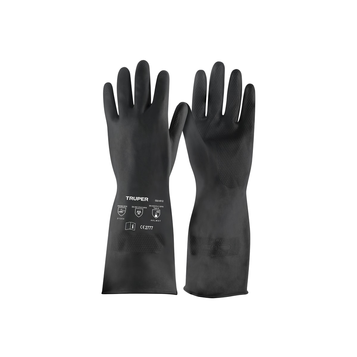 Guantes De Neopreno P/Manejo De Químicos Talla Mediana Truper 14270 0