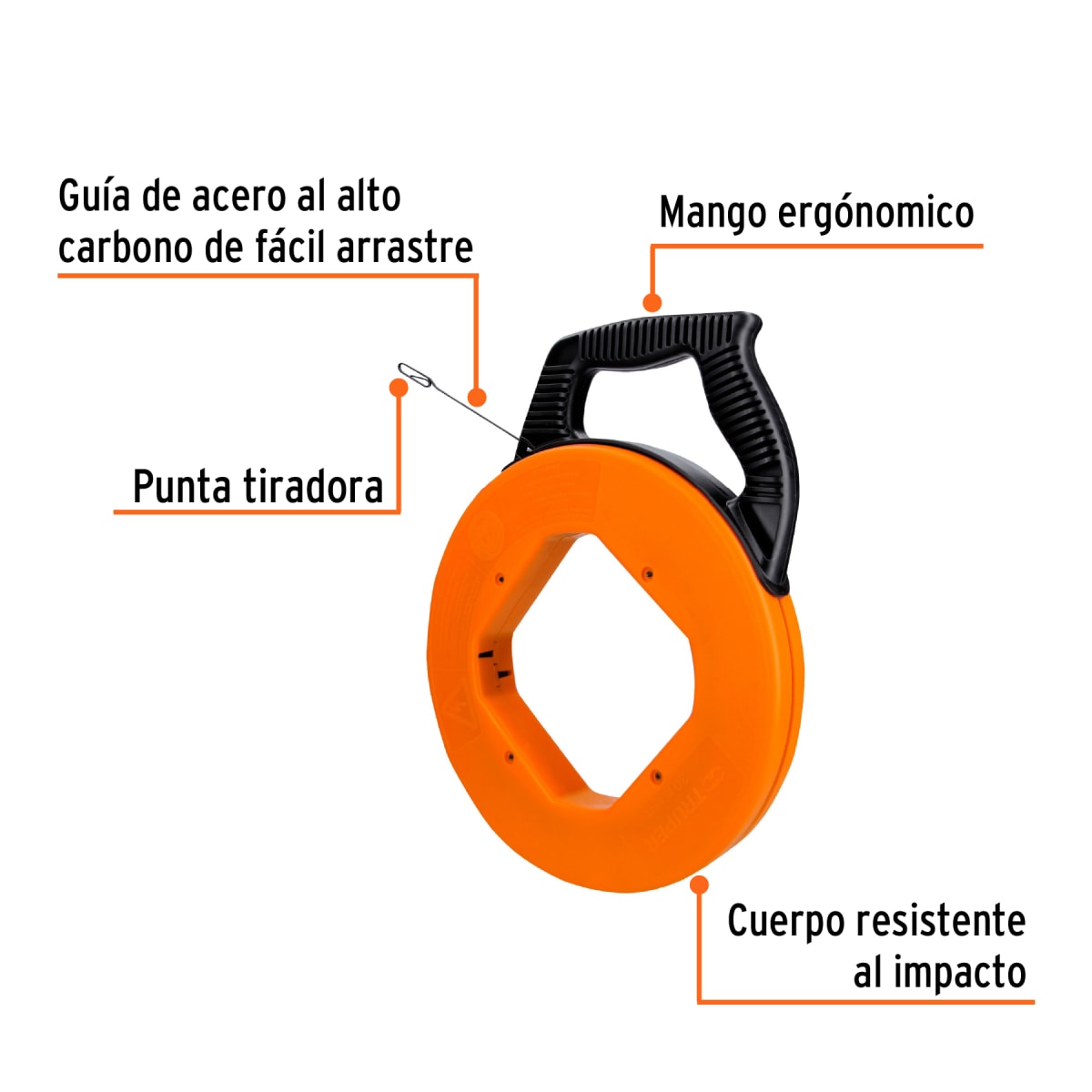 Guía Pasa Cable de Acero 30 metros Truper 177522