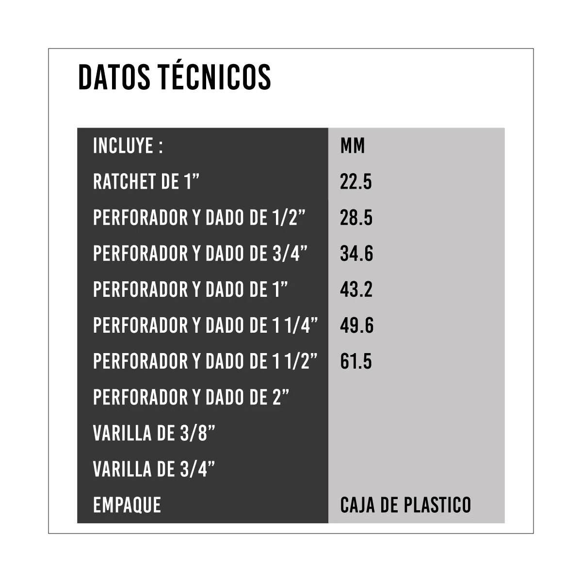 Sacabocado Manual Ø22.5 - 61.5 mm Pro CC-602