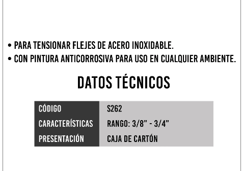 Enzunchadora Tipo Bandit Para Fleje Acero Inoxidable 3/8