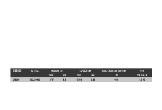 Fleje Band-it De Acero Inoxidable 3/8