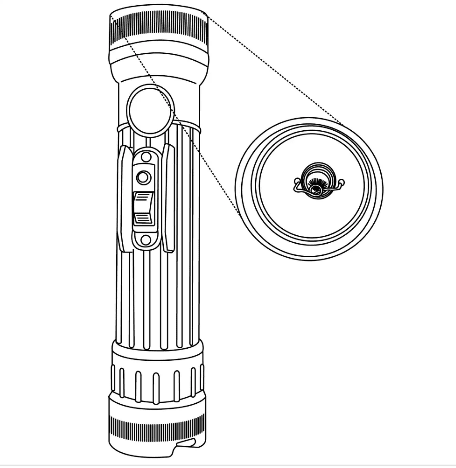 Linterna Antiexplosiva Impermeable N-35-2 Fulton2