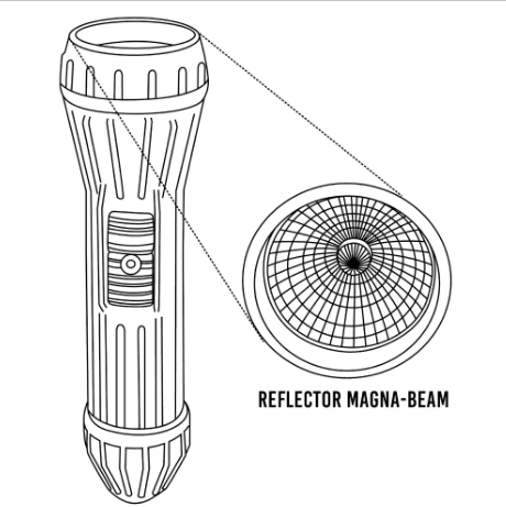 Linterna Ultrabrillo Con Cobertor Fosforecente 938-NRG Fulton2
