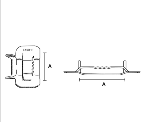 Hebilla Gigante De Acero Inoxidable 1.1/4