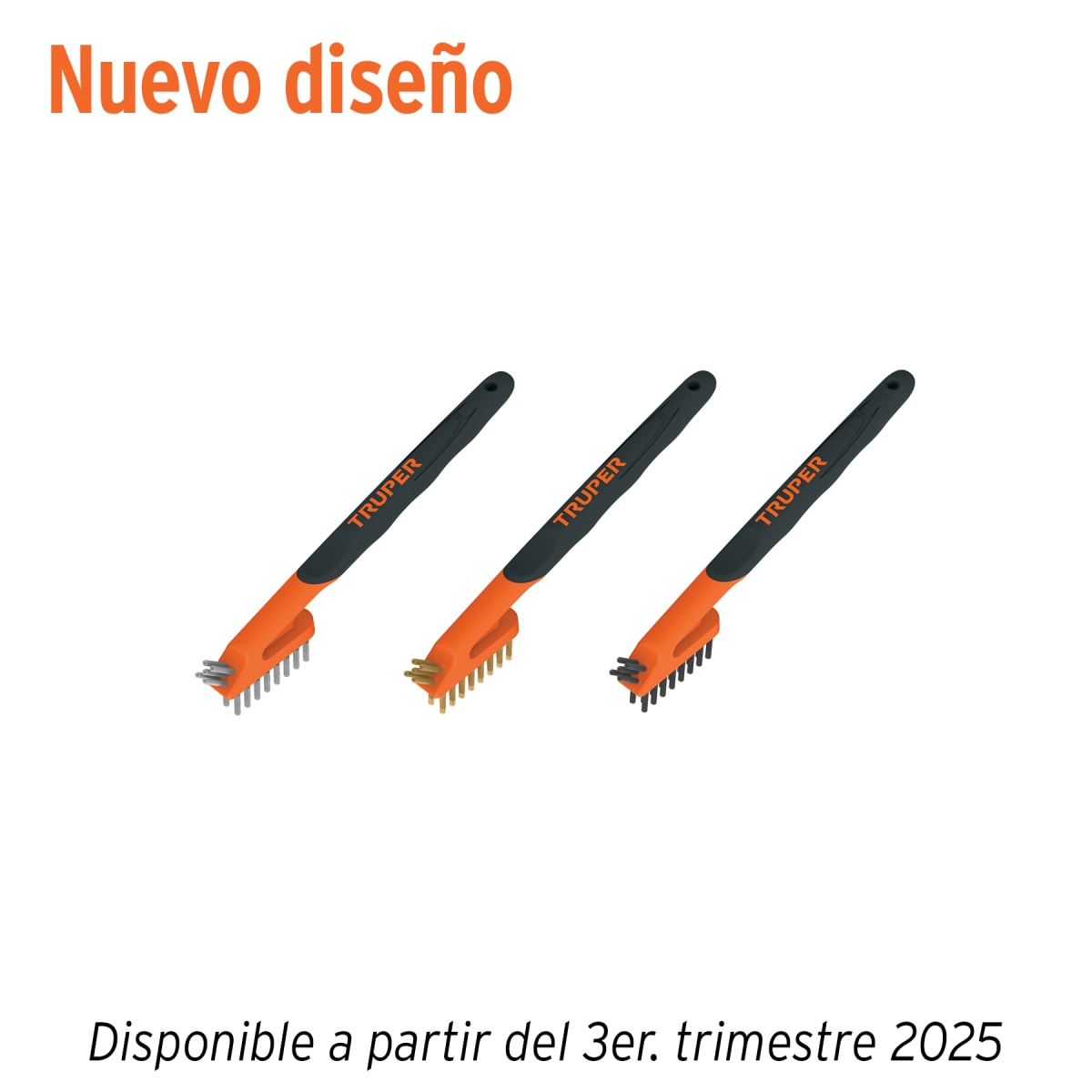 Juego De 3 Minicepillos De Alambre 28 Pinceles Truper 10652 0