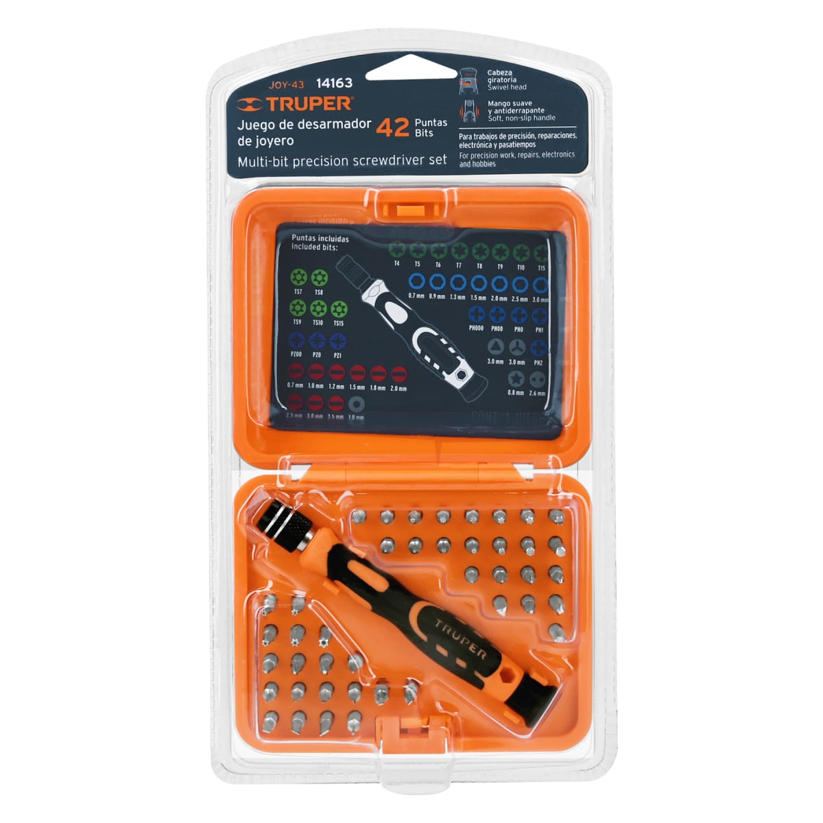 Desarmador De Joyero Con 42 Puntas Truper 141634