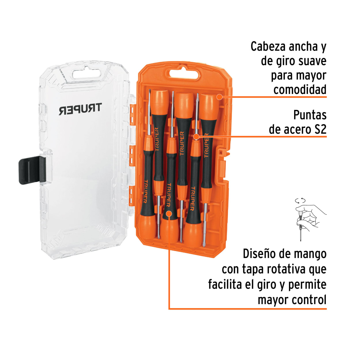 Desarmadores De Joyero 6 Piezas Truper 142023