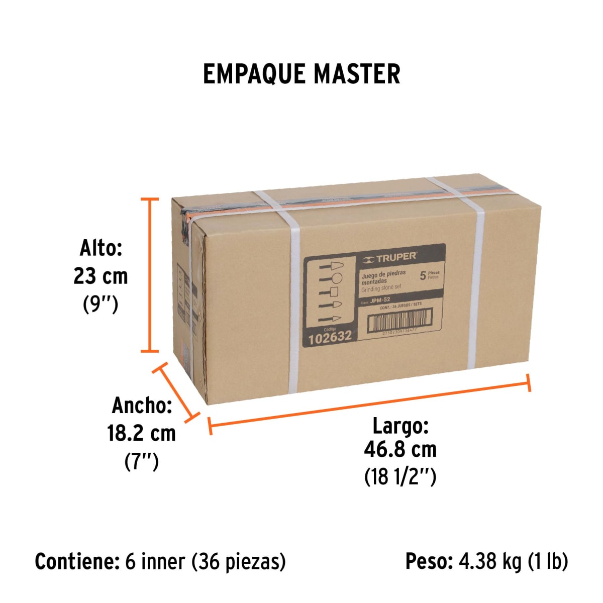 Juego De 5 Piedras Montadas Zanco 1/4